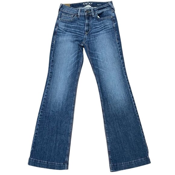 Ariat Women's Blue Flare & Wide Leg Jeans - Picture 2 of 15